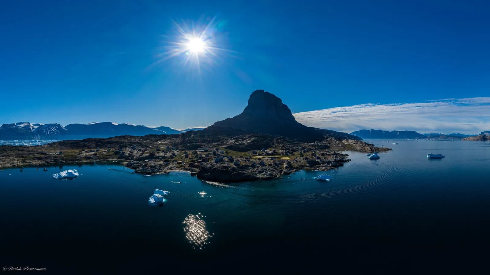 Bygden Ikerasak i Uummannaq Fjord
