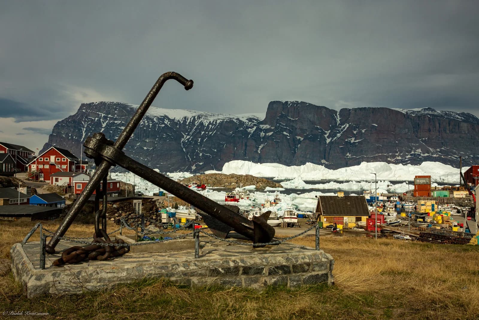 Det historiske anker ved Uummannaq havn